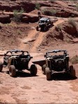 Sometimes it's more interesting.  I booked my adventure thru High Point Tours, Moab, Utah.  Fabulous tour, would recommend it. 
 UTV equip 5
