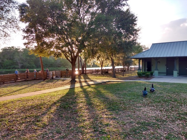 Sunset at Ed Stone Park. 