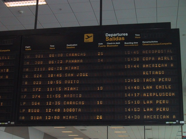 Lima airport